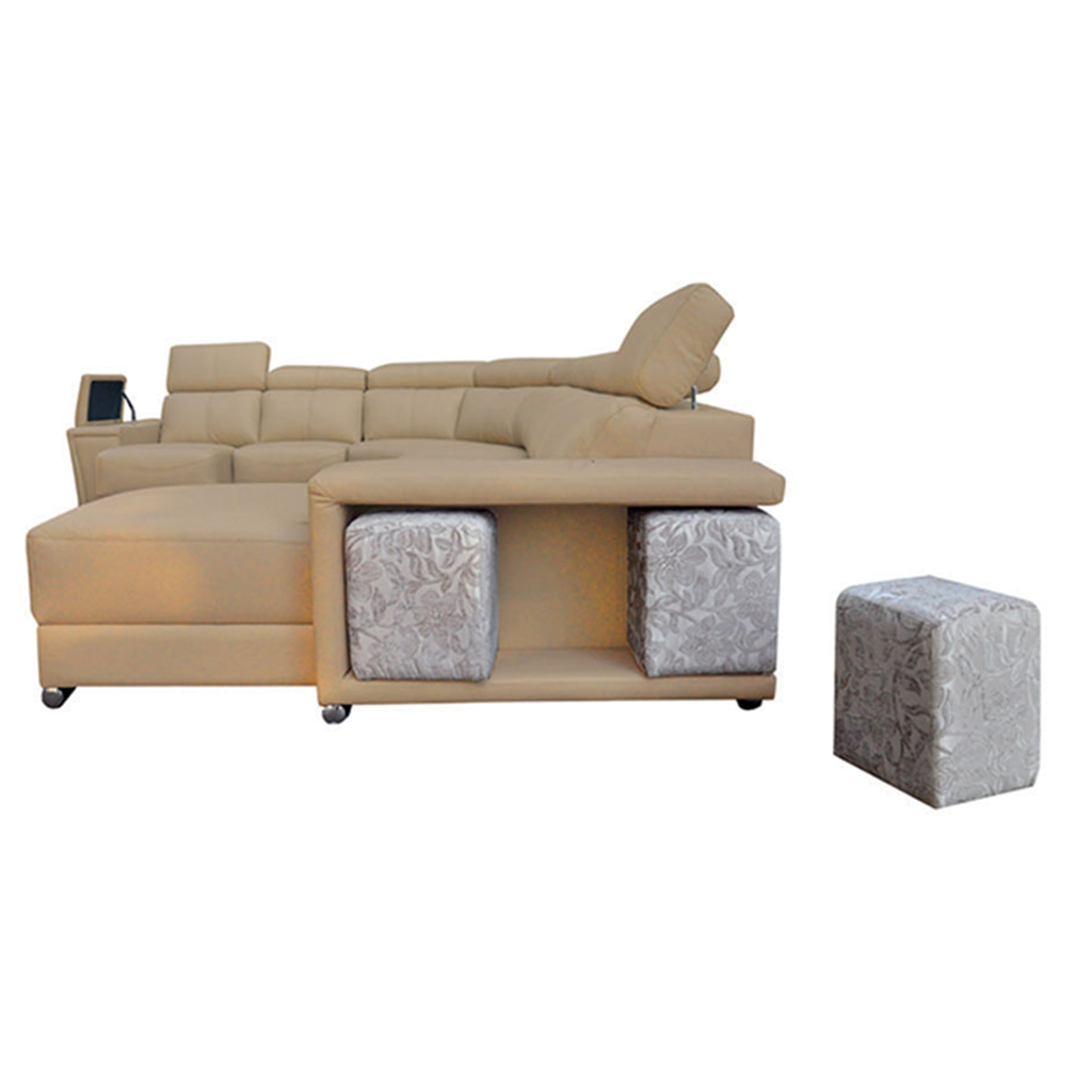 ESF 8312 Sectional with Sliding Seats