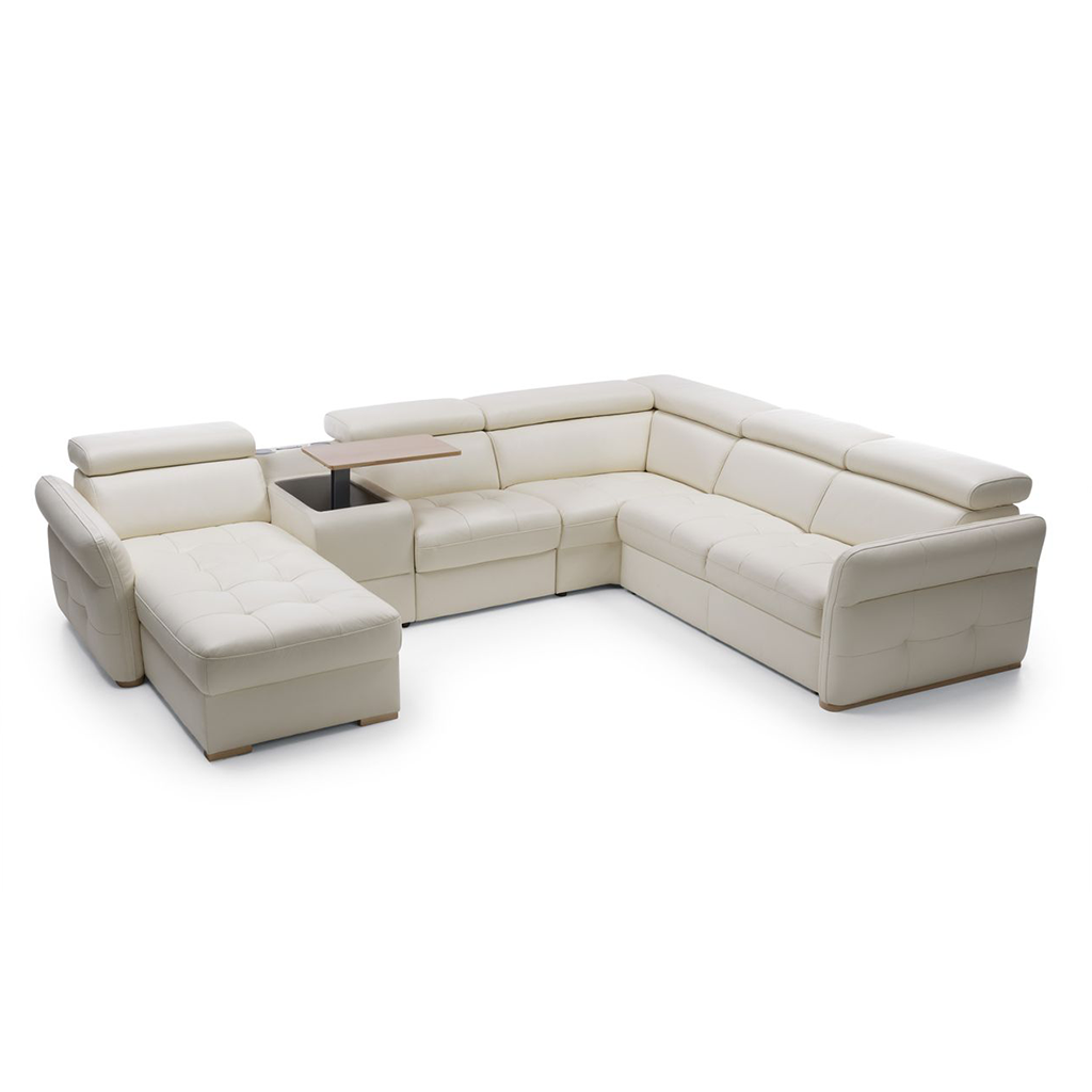 ESF Massimo Sectional Left:Chaise w/Storage, Bar Element, Electric Recliner, Corner, Sofa w/Bed