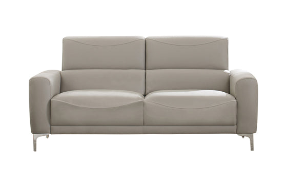 Coaster Glenmark Track Arm Upholstered Sofa Taupe| Leatherette (PU)| Contemporary| Width: 75 in Depth: 36 in Height: 35 in