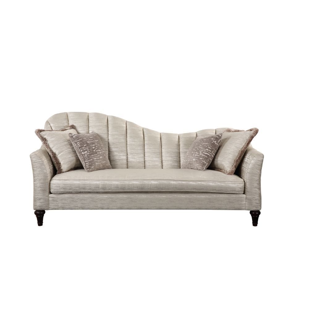 Acme Athalia Sofa with 4 Pillows