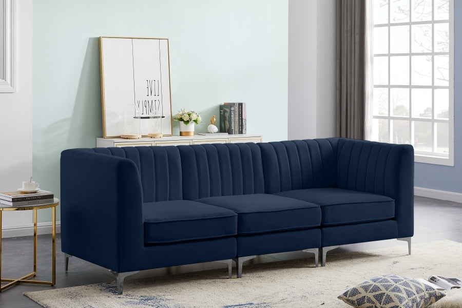 Meridian Alina Velvet Modular Sofa