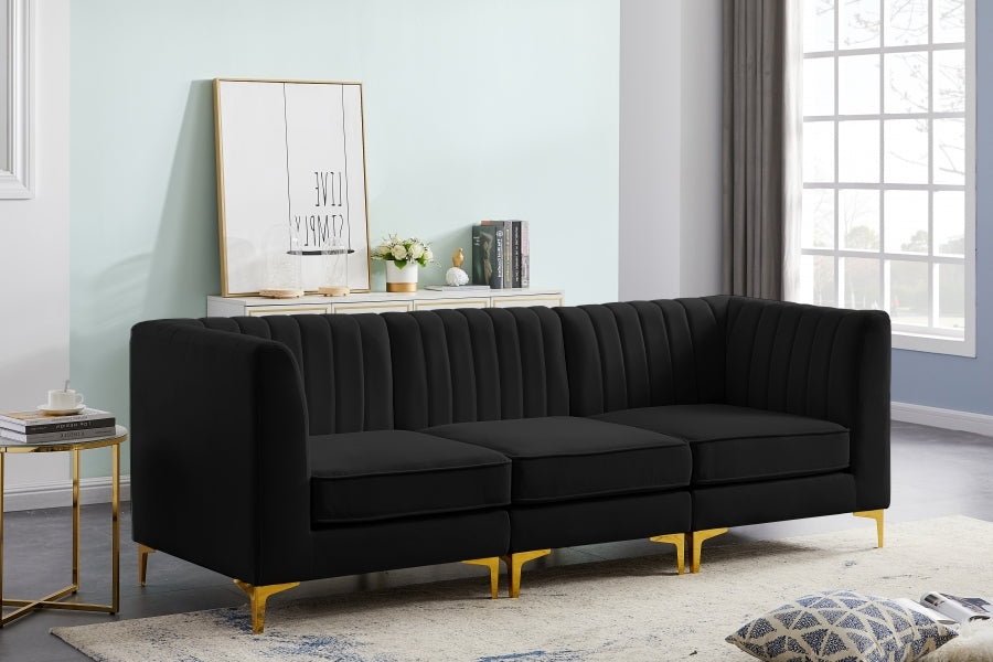 Meridian Alina Velvet Modular Sofa