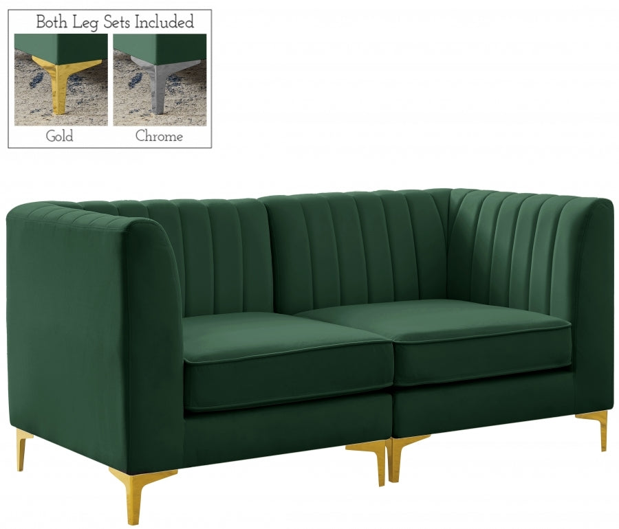 Meridian Alina Velvet Modular Sofa