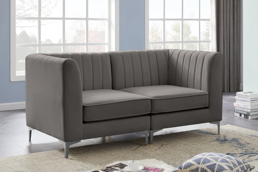 Meridian Alina Velvet Modular Sofa