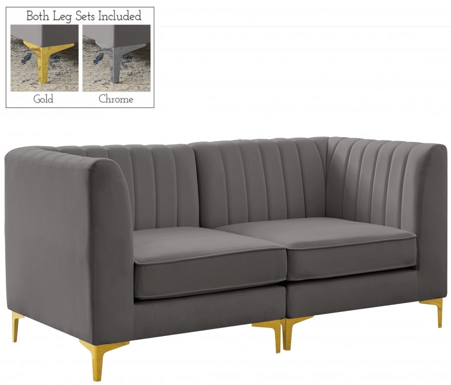 Meridian Alina Velvet Modular Sofa