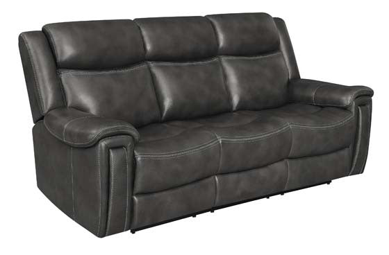 Coaster Shallowford Upholstered Power^2 Sofa Hand Rubbed Charcoal