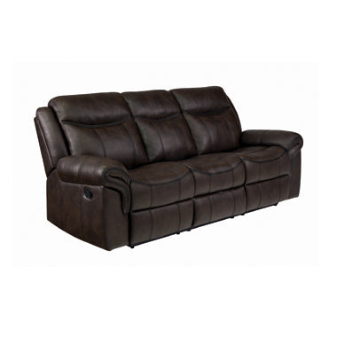 Coaster Sawyer Pillow Top Arm Motion Sofa Cocoa |Breathable performance polyurethane